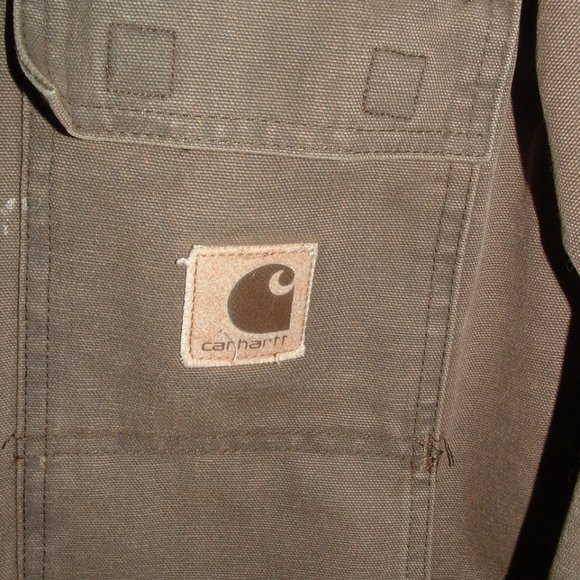 Carhartt Jacket Fully Lined XL Fade Distressed VTG 90’s - Picture 3 of 7